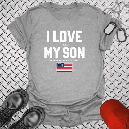 NavyHumor T-Shirt Sport Grey / S I Love (That) My Son T-shirt