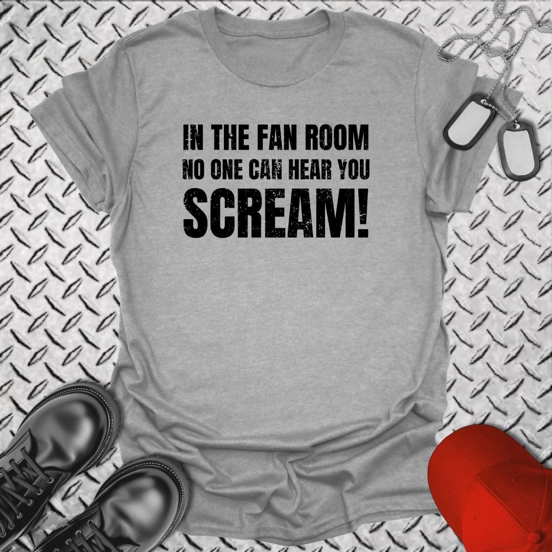 NavyHumor T-Shirt Sport Grey / S In the Fan Room... T-shirt