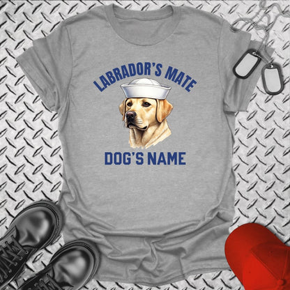 NavyHumor T-Shirt Sport Grey / S Labrador's Mate - Yellow