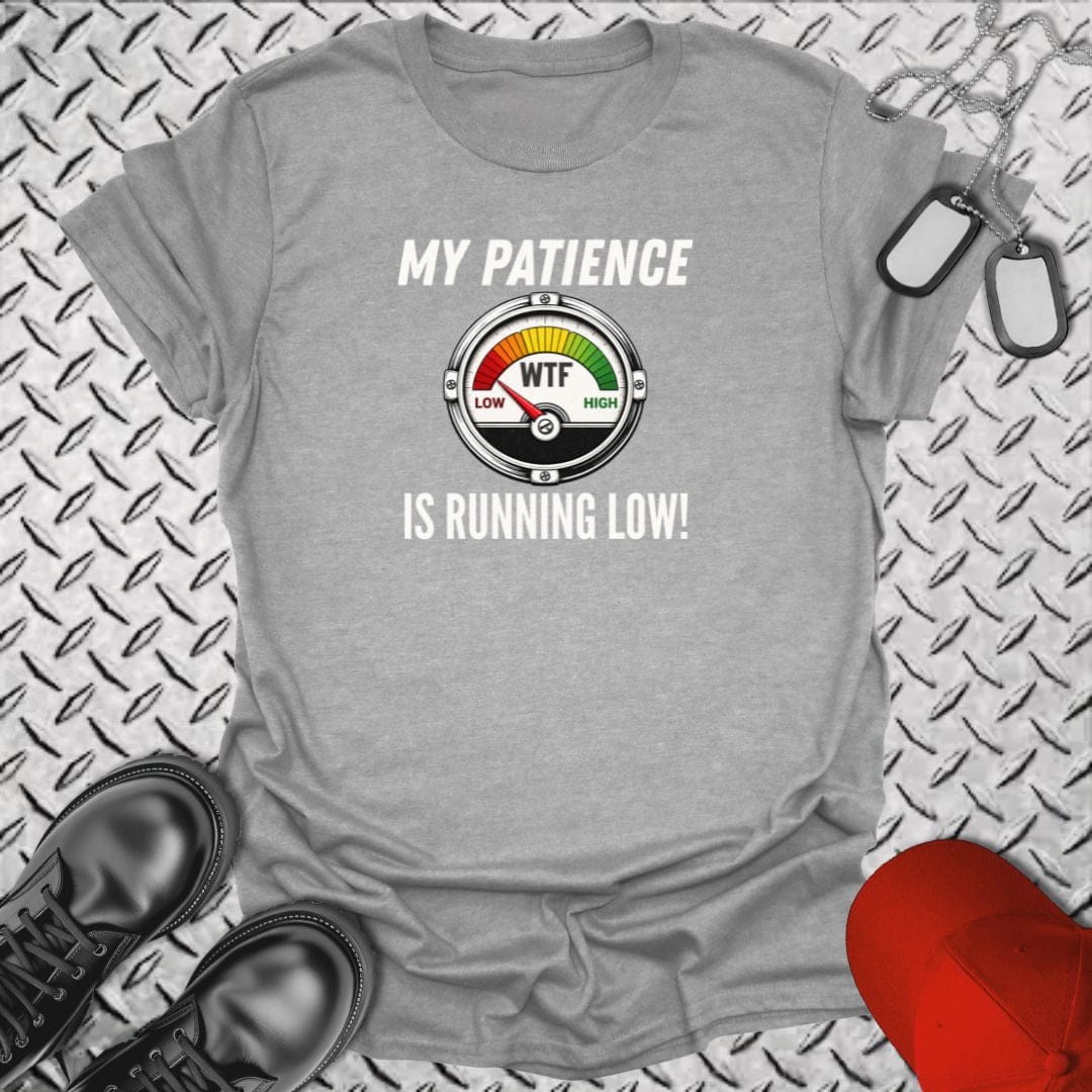 NavyHumor T-Shirt Sport Grey / S Low Patience