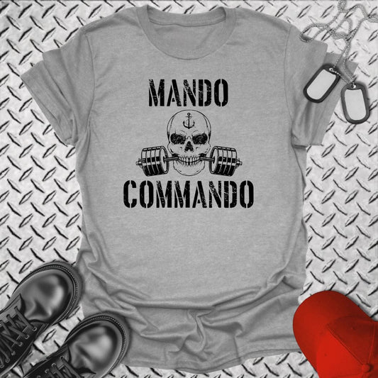 NavyHumor T-Shirt Sport Grey / S Mando Commando  T-shirt
