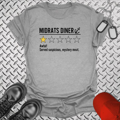 NavyHumor T-Shirt Sport Grey / S MIdrats Diner 1-Star Review T-shirt