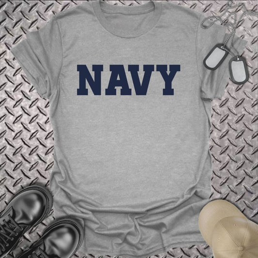NavyHumor T-Shirt Sport Grey / S Navy Navy T-shirt