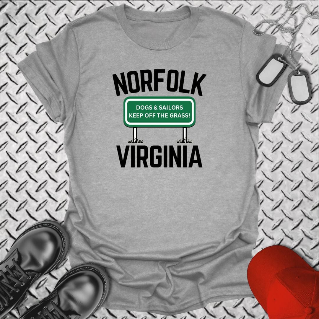 NavyHumor T-Shirt Sport Grey / S Norfolk, Virginia  T-shirt