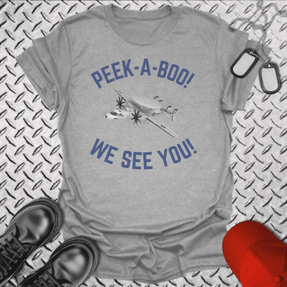 NavyHumor T-Shirt Sport Grey / S Peek-A-Boo Hawkeye T-shirt