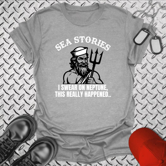 NavyHumor T-Shirt Sport Grey / S Sea Stories T-shirt