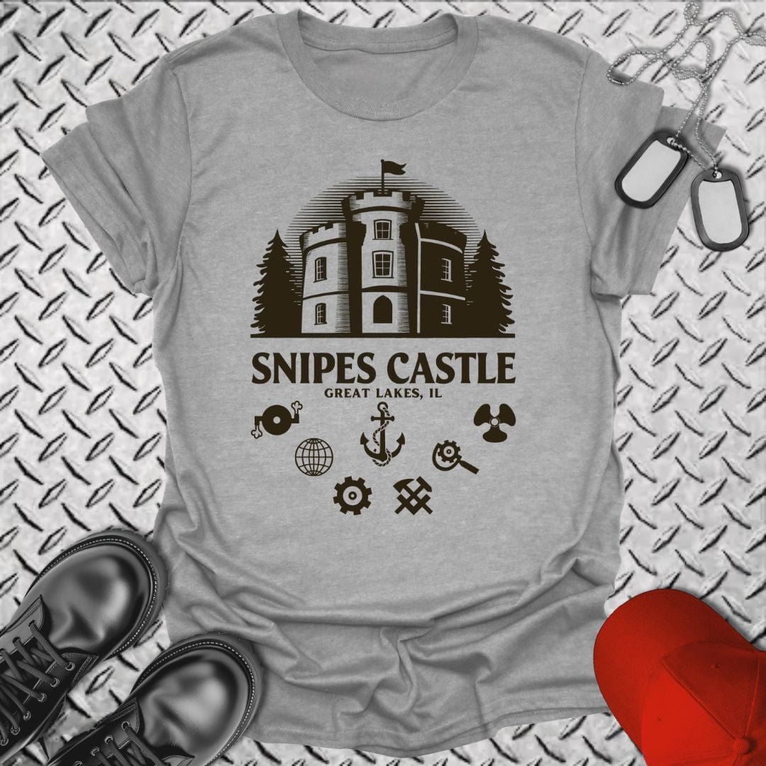 NavyHumor T-Shirt Sport Grey / S Snipes Castle T-shirt