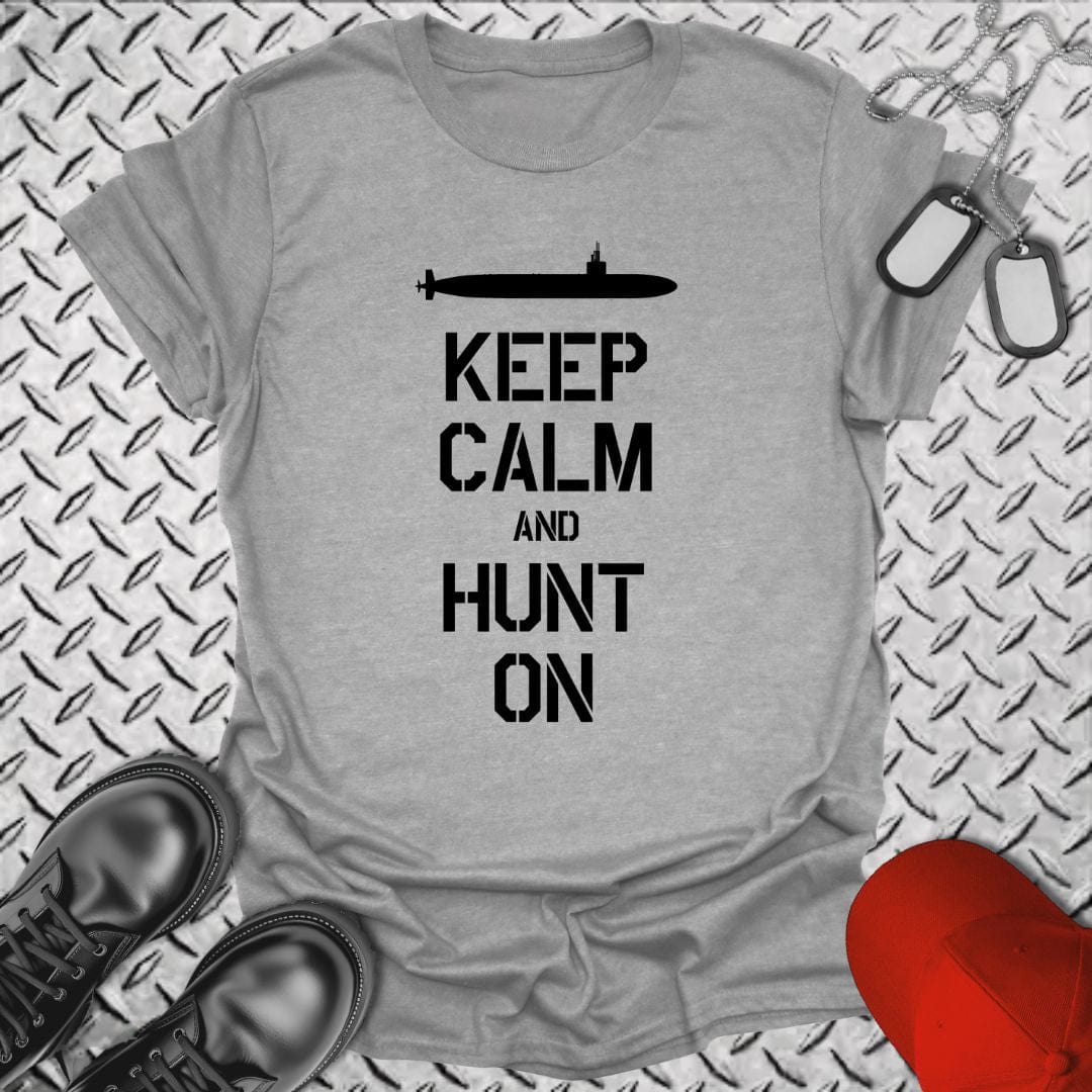 NavyHumor T-Shirt Sport Grey / S SSN - Keep Calm & Hunt On T-shirt