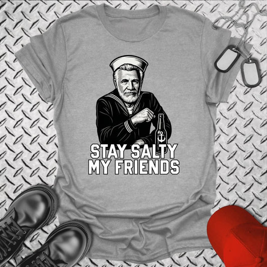 NavyHumor T-Shirt Sport Grey / S Stay Salty, My Friends T-shirt