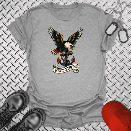 NavyHumor T-Shirt Sport Grey / S Tattoo - Navy Strong T-shirt