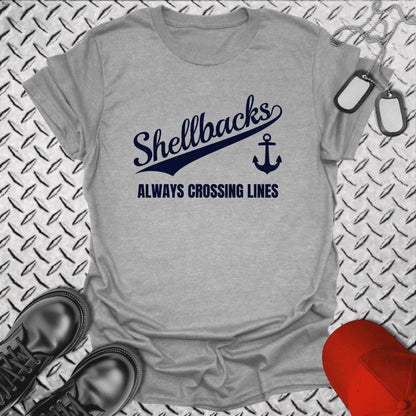 NavyHumor T-Shirt Sport Grey / S Team Shellbacks T-shirt