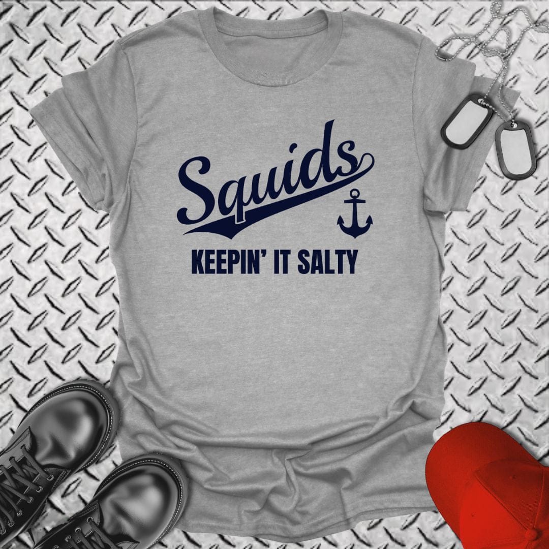 NavyHumor T-Shirt Sport Grey / S Team Squids T-shirt