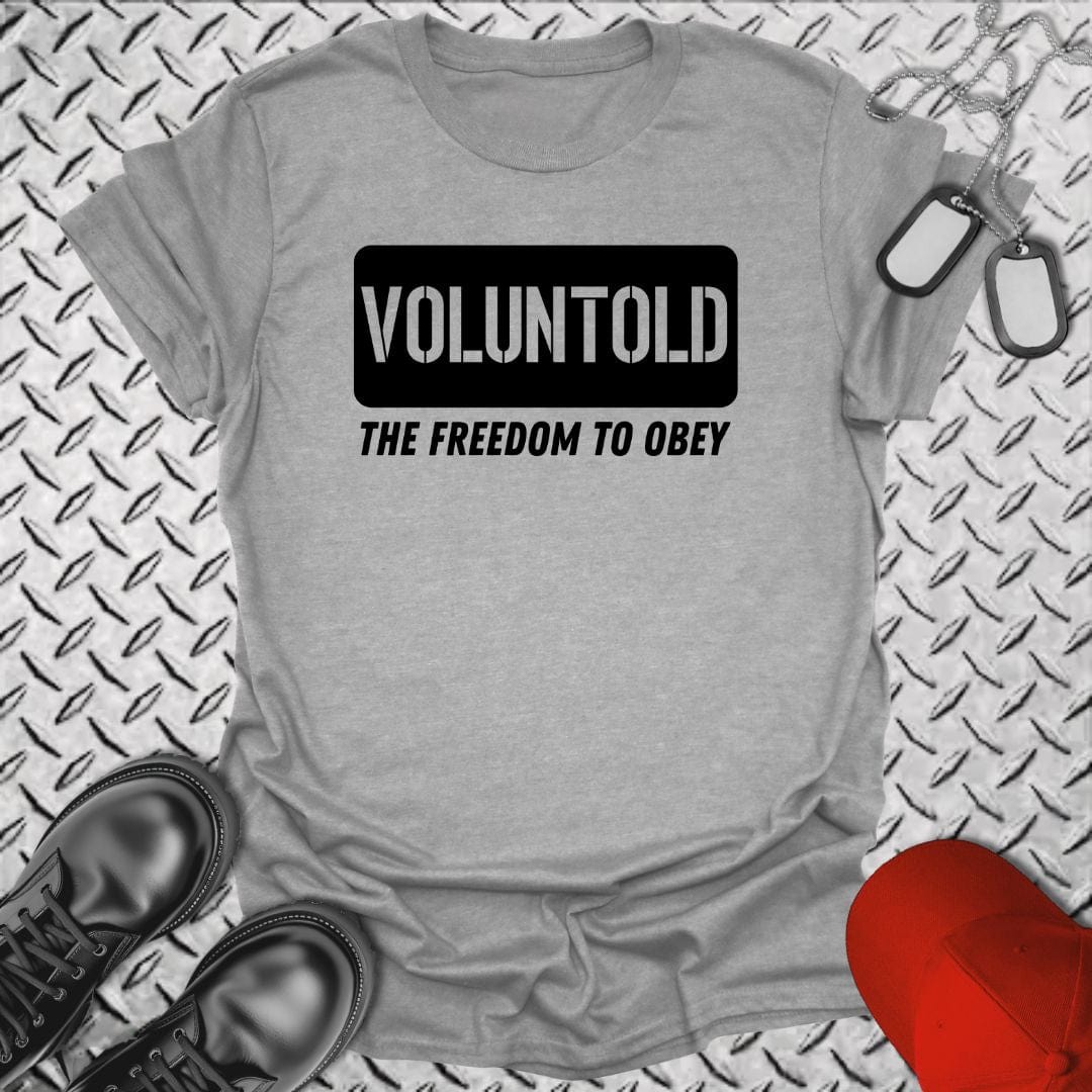 NavyHumor T-Shirt Sport Grey / S Voluntold T-shirt