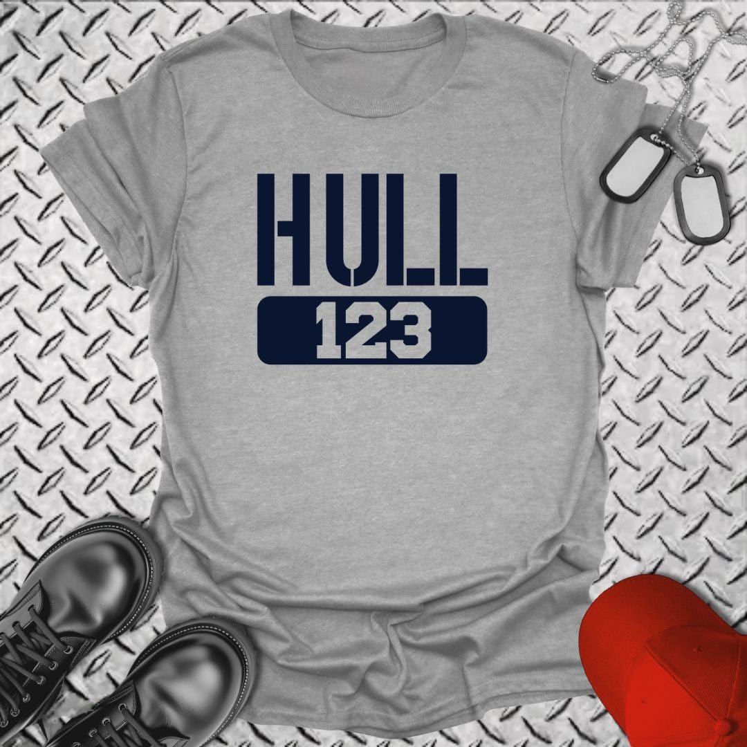 NavyHumor T-Shirt Sport Grey / S "Your Command" Hull/Squadron Number T-shirt