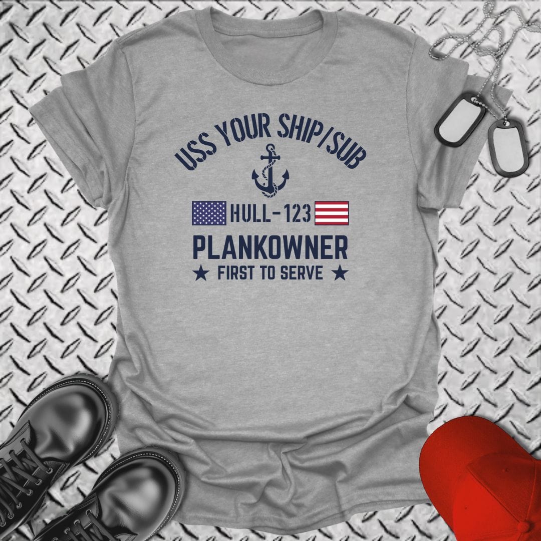 NavyHumor T-Shirt Sport Grey / S "Your Command" Plankowner T-shirt