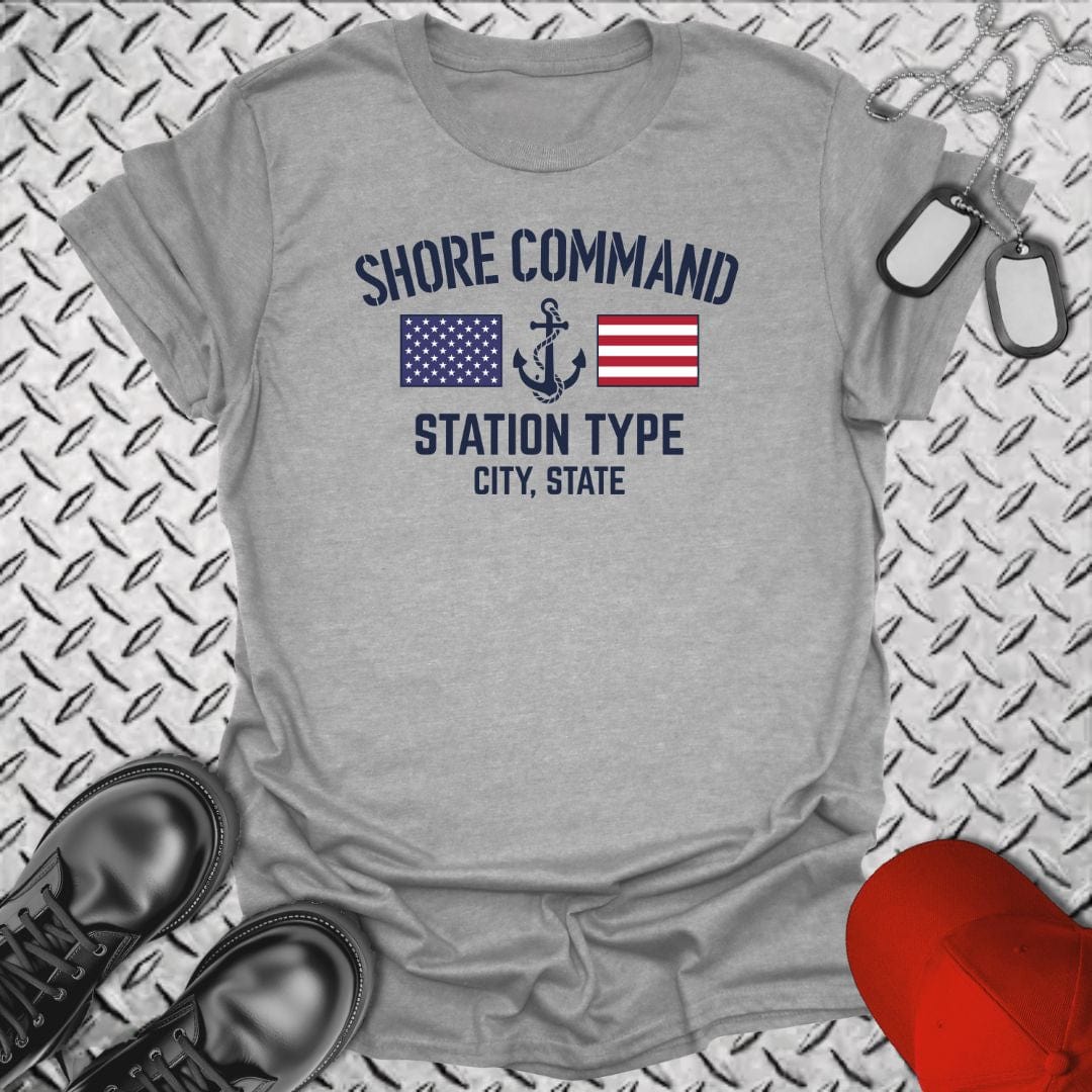 NavyHumor T-Shirt Sport Grey / S "Your Command" - Shore Facility T-shirt