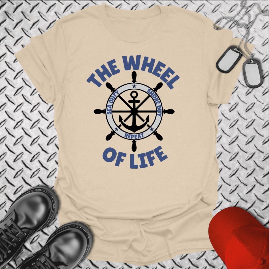 NavyHumor T-Shirt The Wheel of Life T-shirt