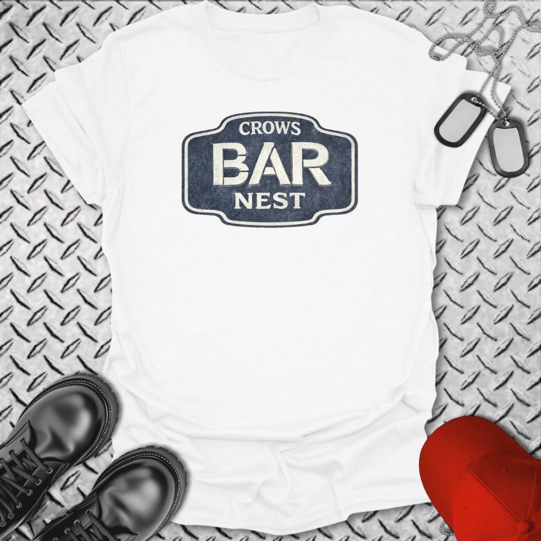 NavyHumor T-Shirt White / S Crows Nest Bar - Shanghai