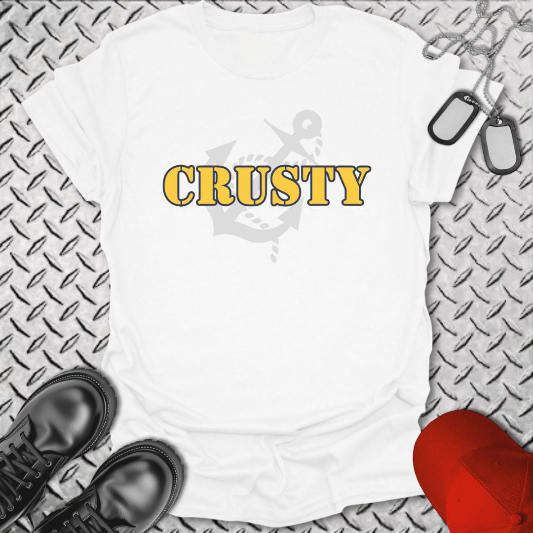 NavyHumor T-Shirt White / S Crusty Sailor T-shirt