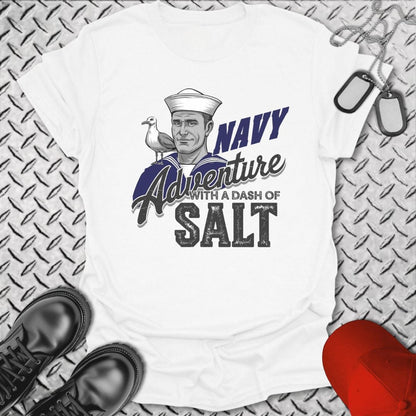 NavyHumor T-Shirt White / S Dash of Salt T-shirt