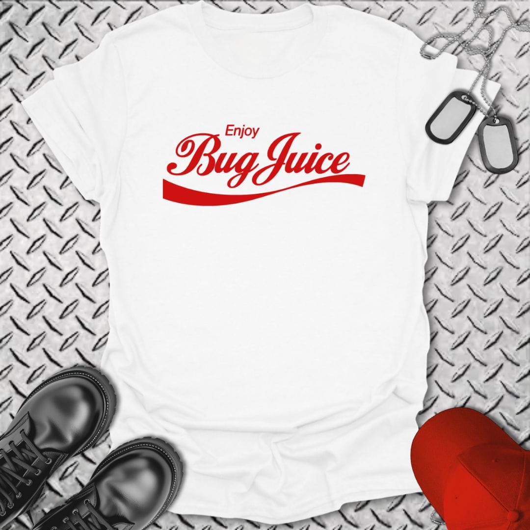 NavyHumor T-Shirt White / S Enjoy Bug Juice