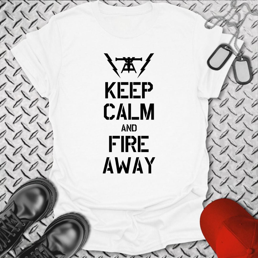 NavyHumor T-Shirt White / S FC - Keep Calm T-shirt