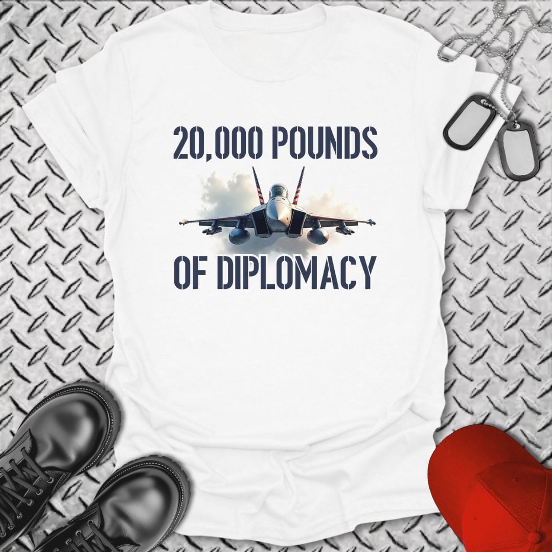 NavyHumor T-Shirt White / S Hornet Diplomacy T-shirt