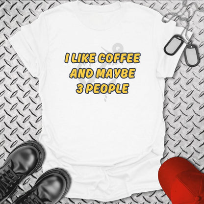 NavyHumor T-Shirt White / S I Like Coffee T-shirt