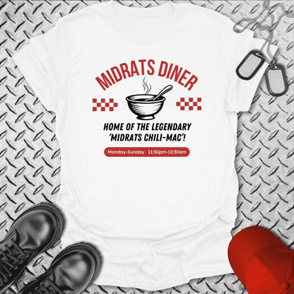 NavyHumor T-Shirt White / S Midrats Diner Chili-Mac Tshirt