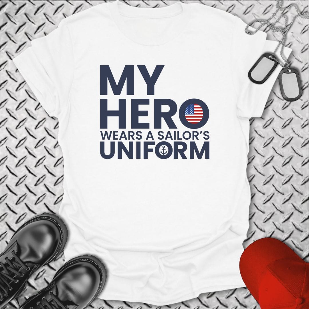 NavyHumor T-Shirt White / S My Hero T-shirt - Adult