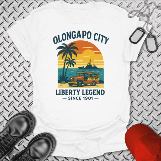 NavyHumor T-Shirt White / S Olongapo City - Liberty Legend T-shirt