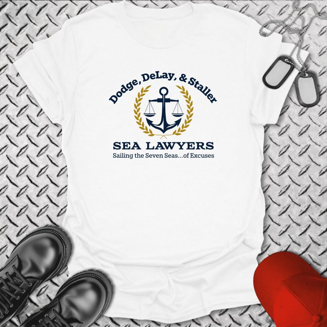 NavyHumor T-Shirt White / S Sea Lawyers T-shirt