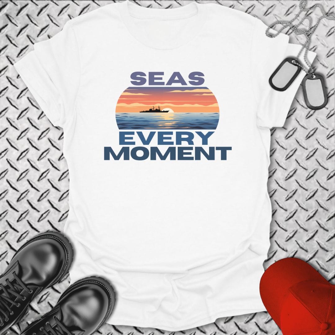 NavyHumor T-Shirt White / S SEAS Every Moment T-shirt