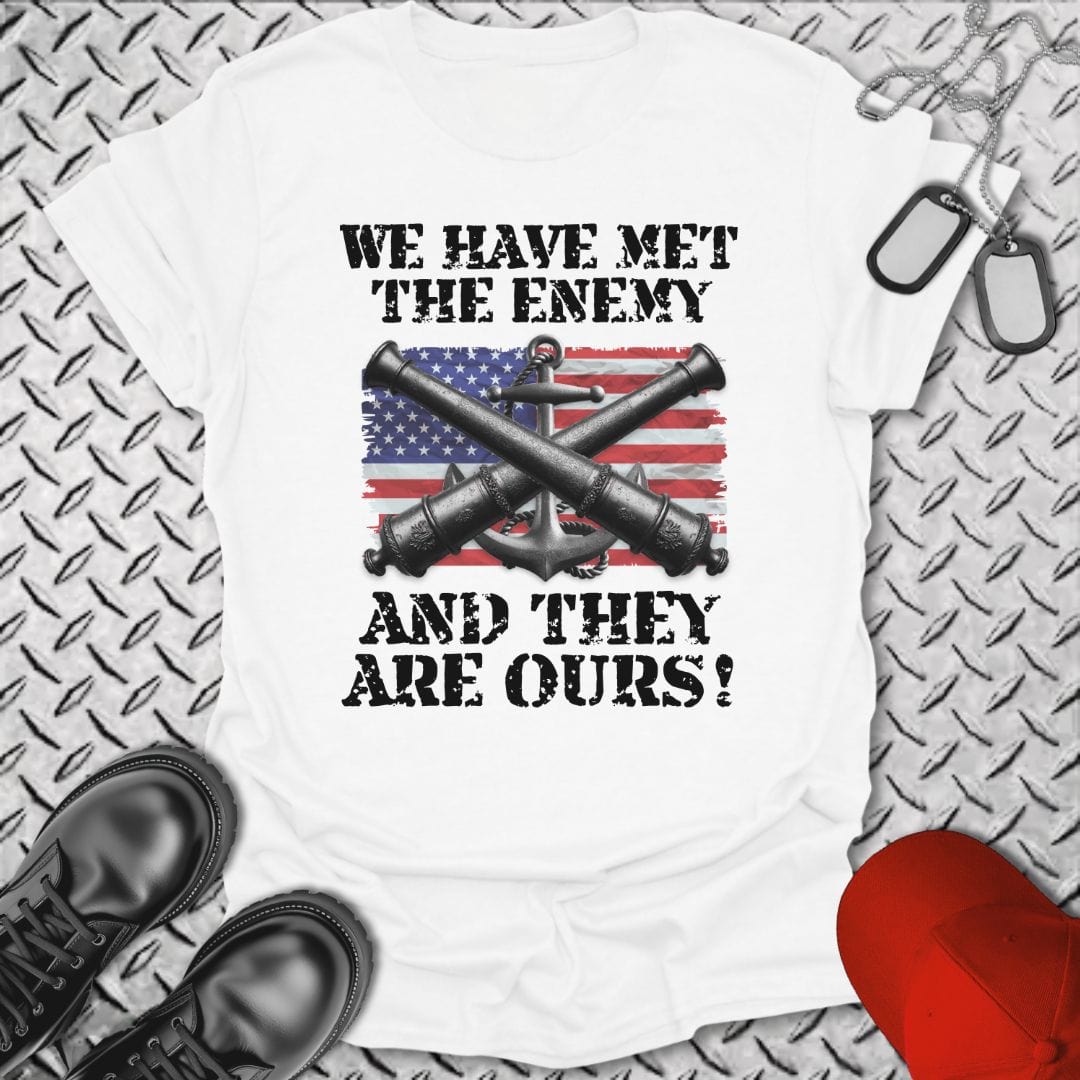 NavyHumor T-Shirt White / S We Have Met The Enemy T-shirt