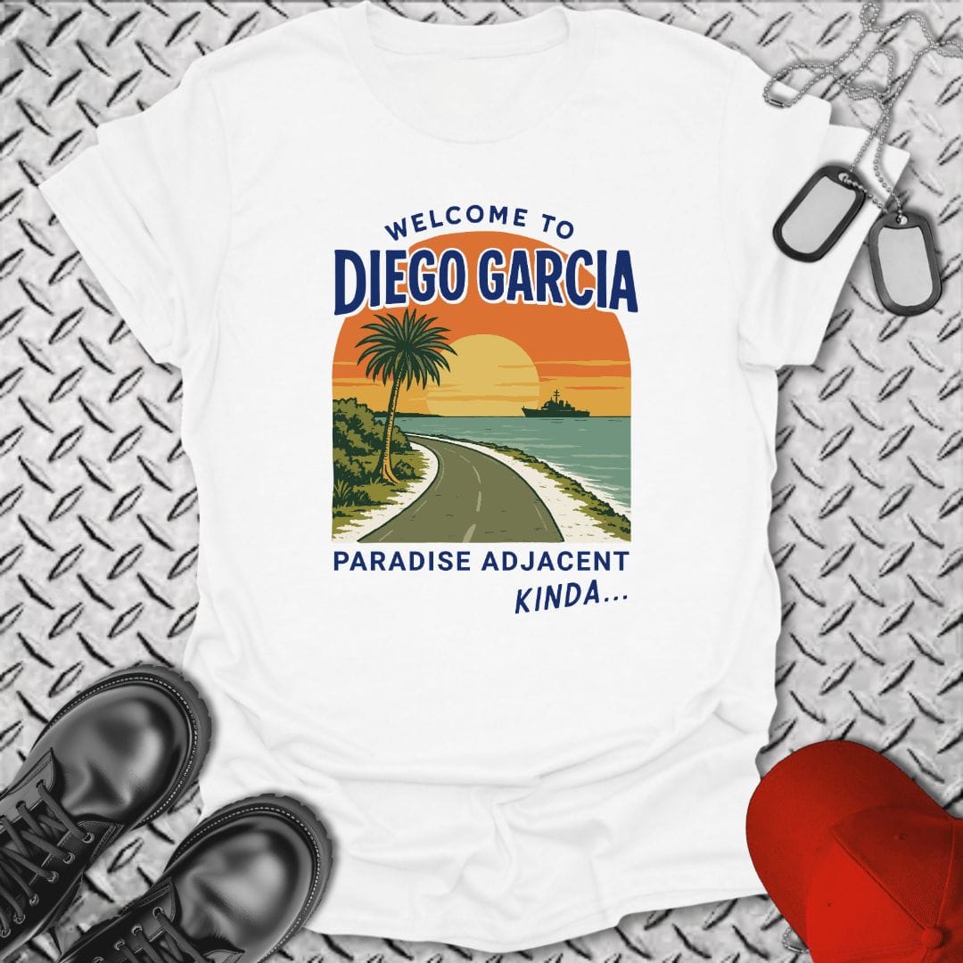 NavyHumor T-Shirt White / S Welcome to Diego Garcia T-shirt