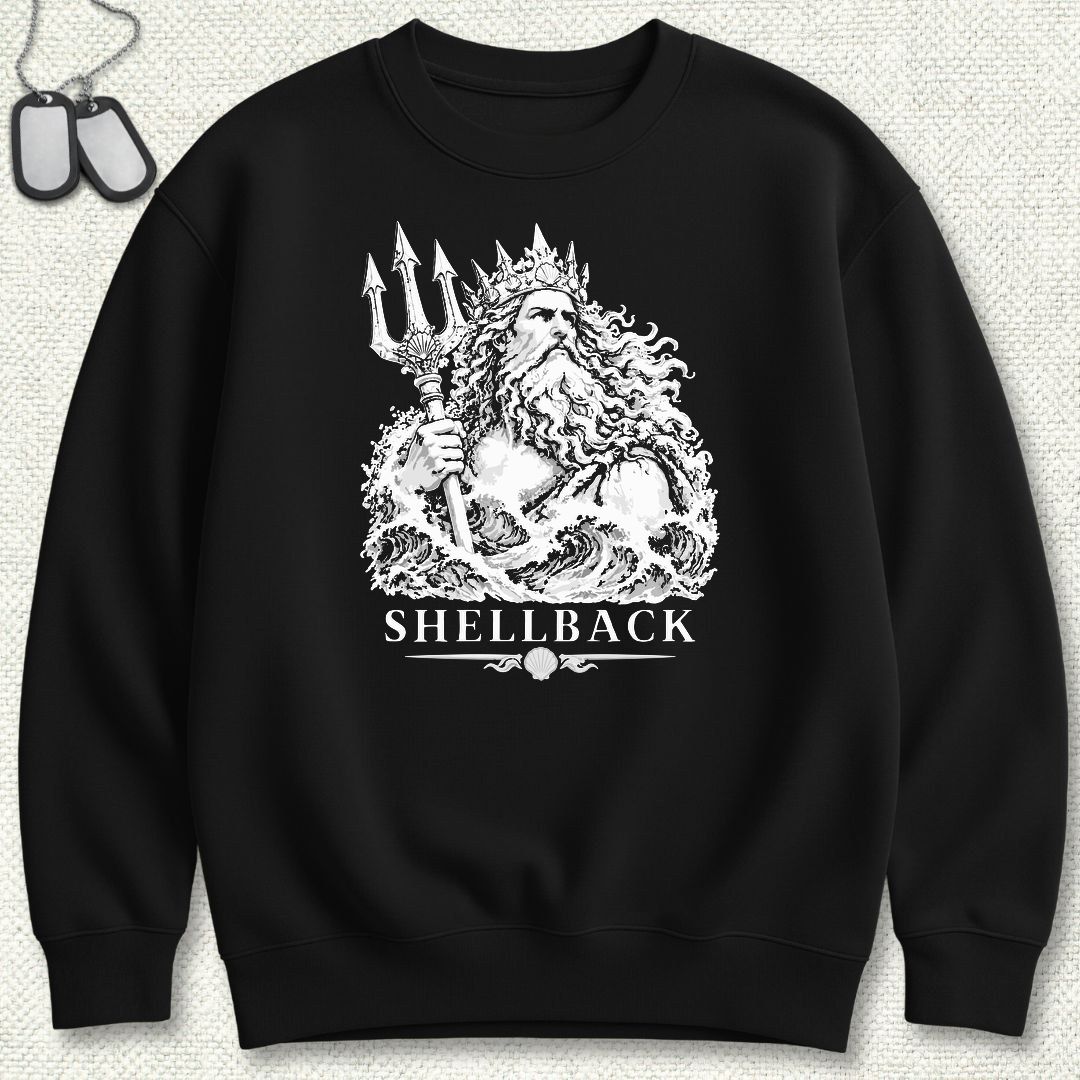 Neptune Shellback Sweatshirt - Black