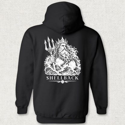 Neptune Shellback Hoodie - Black