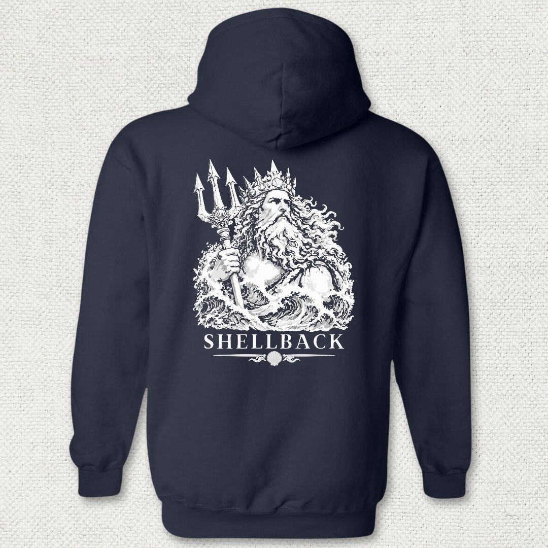 Neptune Shellback Hoodie - Navy