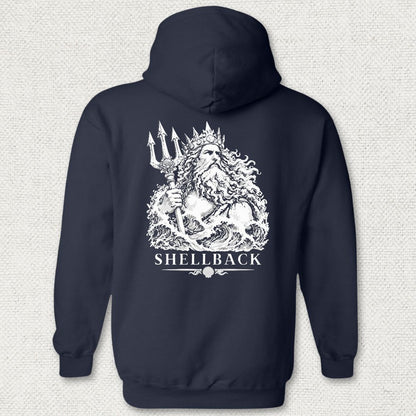 Neptune Shellback Hoodie - Navy