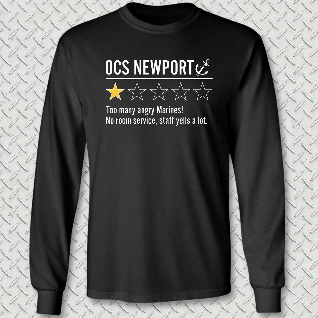 OCS Newport Review Long Sleeve Tee - Black