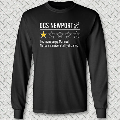 OCS Newport Review Long Sleeve Tee - Black