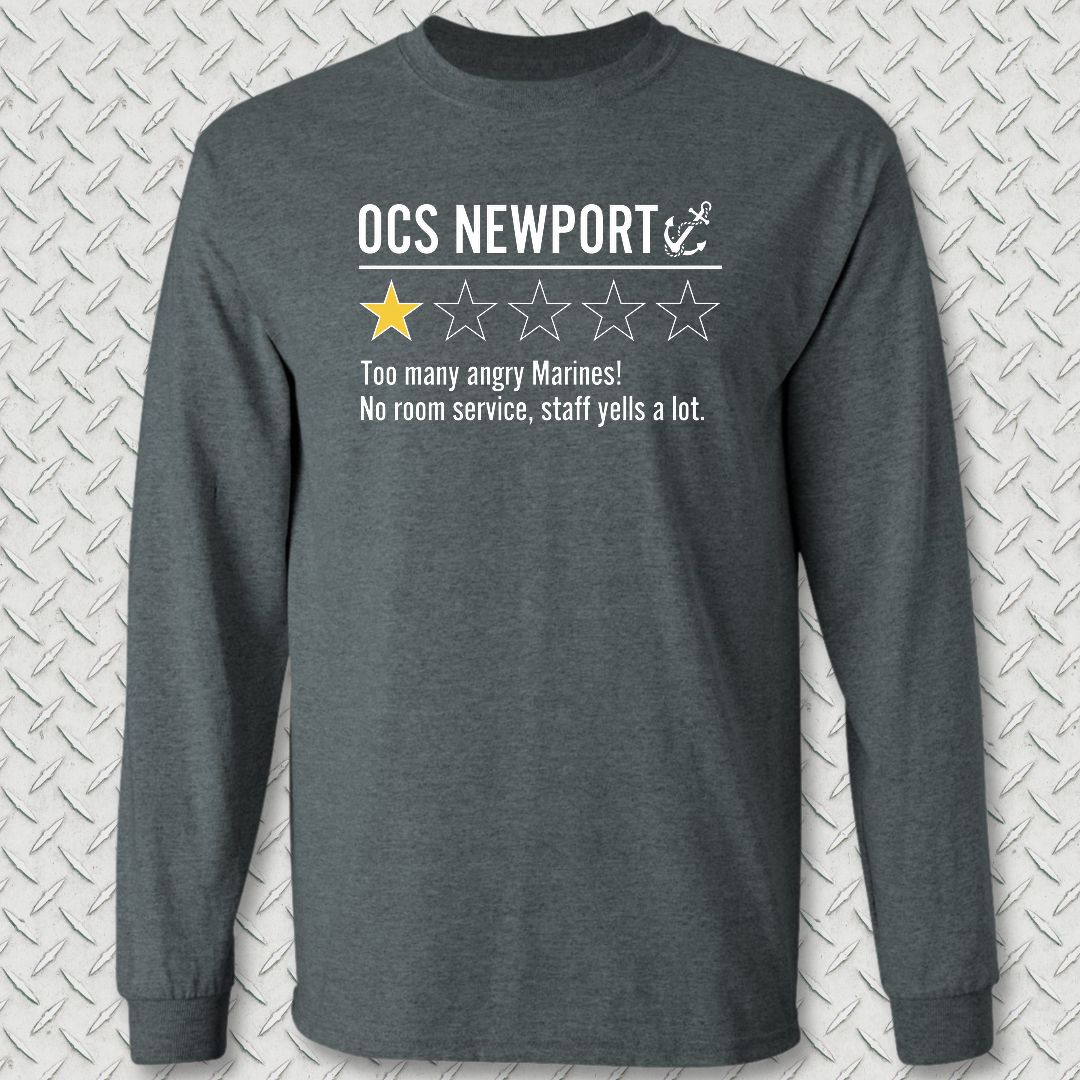 OCS Newport Review Long Sleeve Tee - Dark Heather
