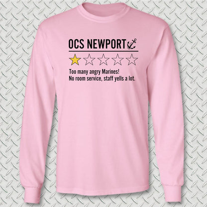 OCS Newport Review Long Sleeve Tee - Pink