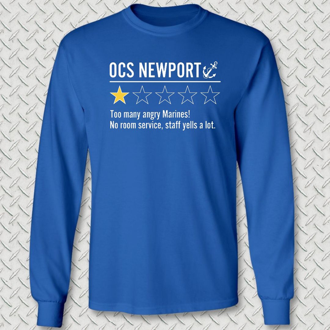 OCS Newport Review Long Sleeve Tee - Royal Blue