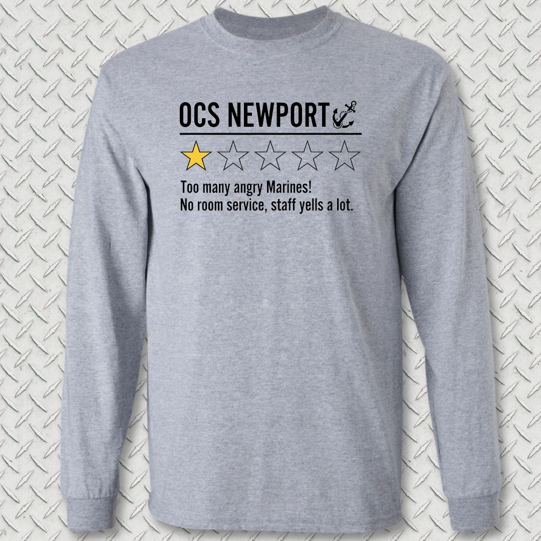 OCS Newport Review Long Sleeve Tee - Sport Grey