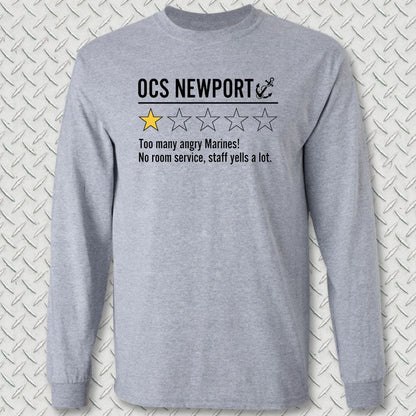 OCS Newport Review Long Sleeve Tee - Sport Grey