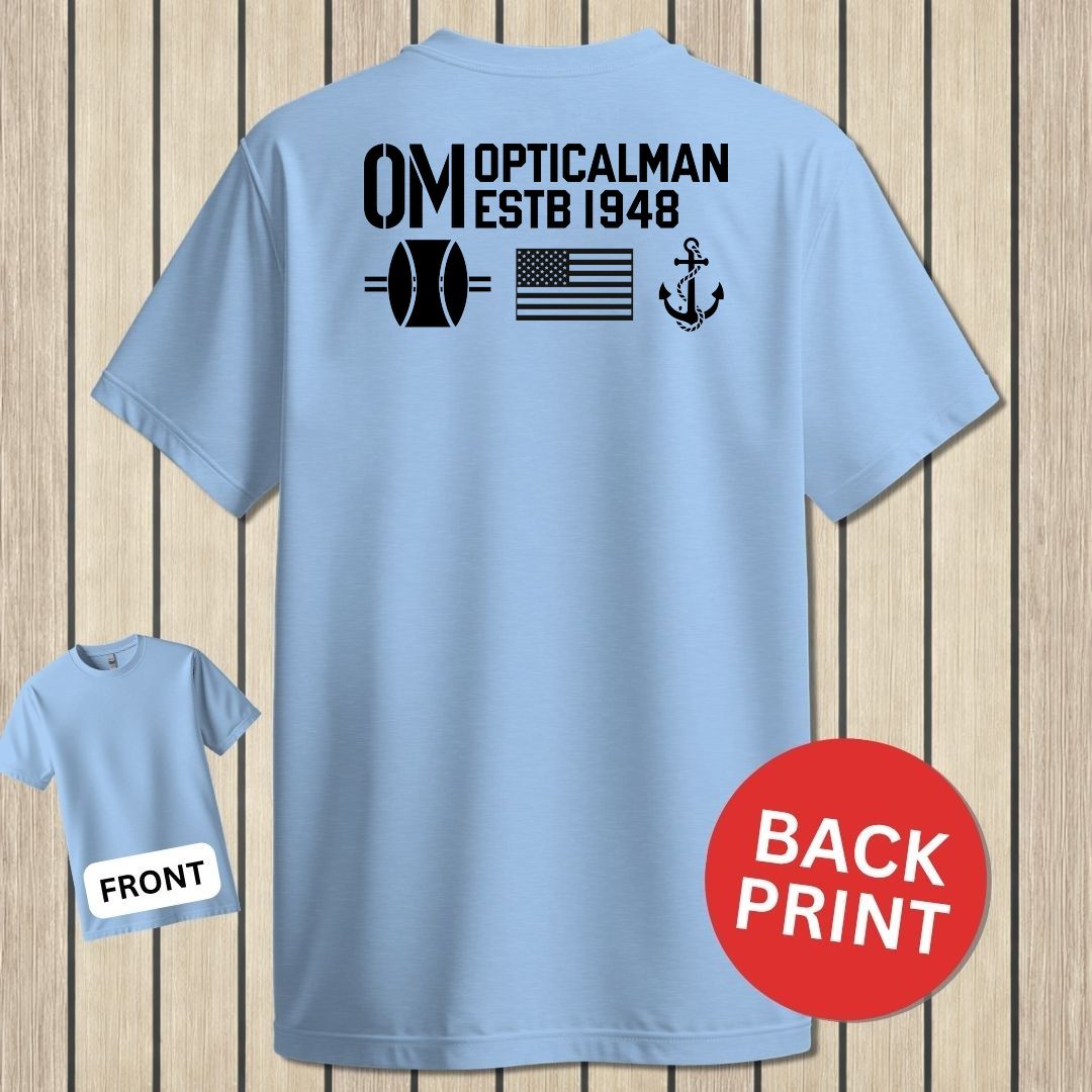 OM - Flag & Anchor - Light Blue
