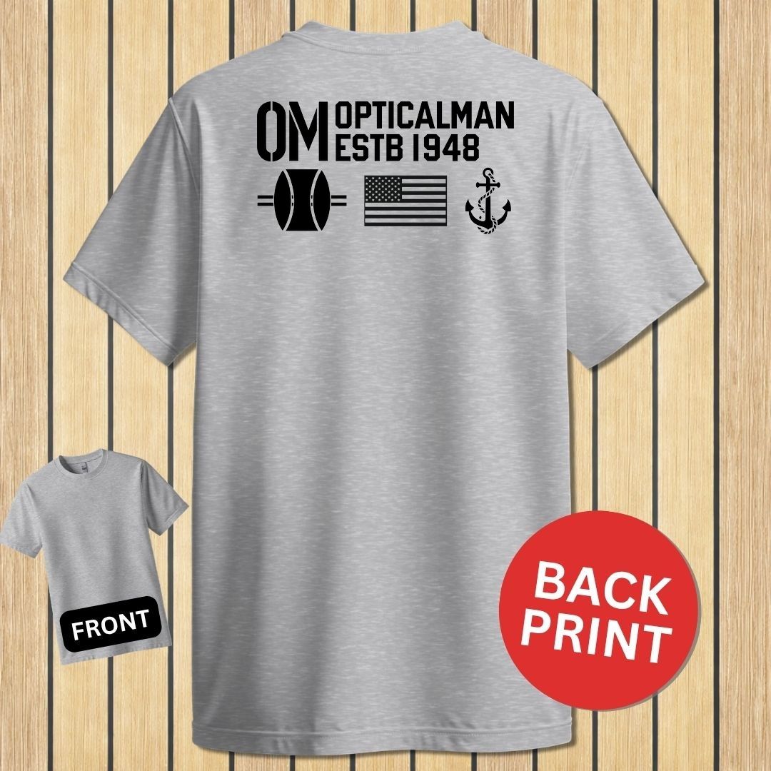 OM - Flag & Anchor - Sport Grey