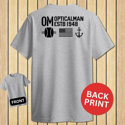 OM - Flag & Anchor - Sport Grey