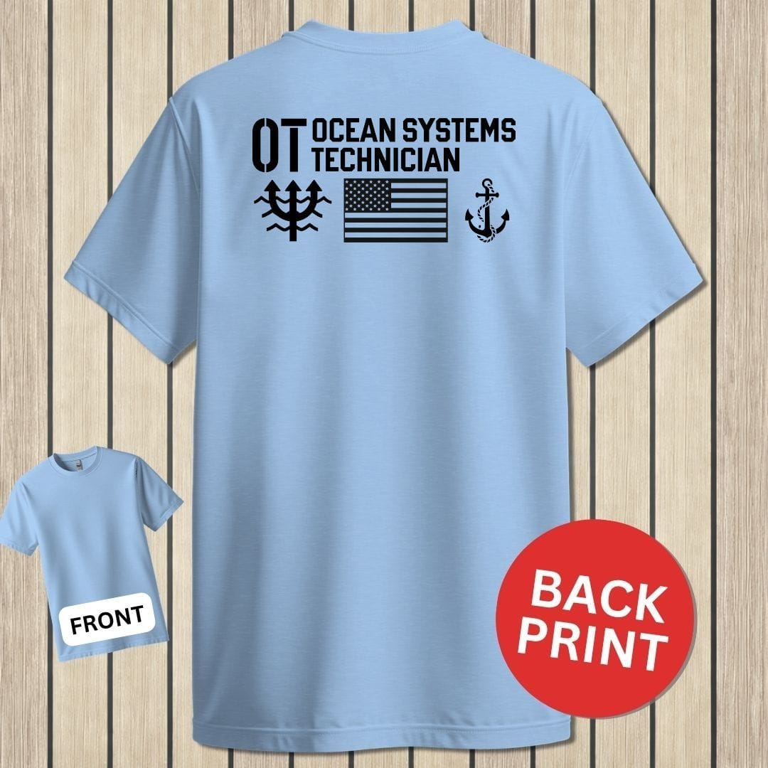 OT - Flag & Anchor - Light Blue